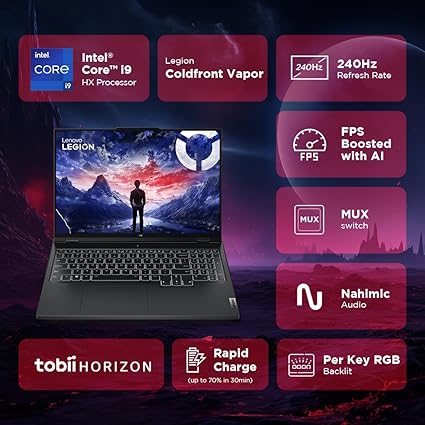 Lenovo Legion Pro 7 16" Gaming Laptop 14th Gen Core i9 32GB RAM 2x1TB SSD 12GB - Eclipse Black - Buy Max